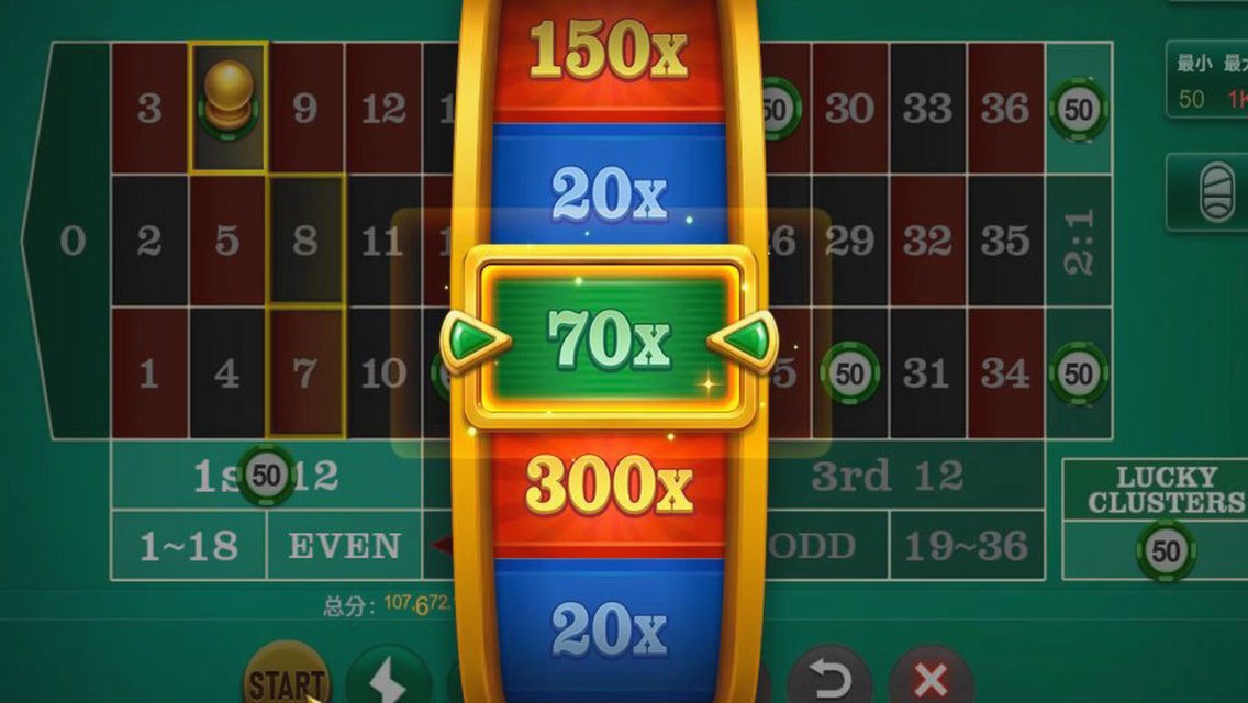 Lucky Roulette · Giao diện ứng dụng GO8
