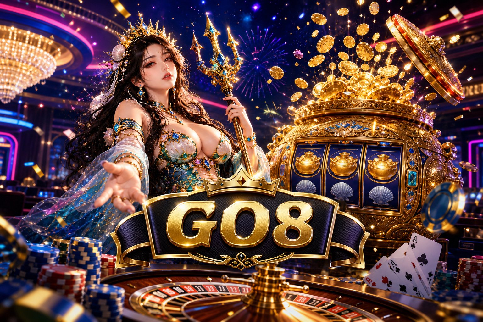 Khu vực tài khoản GO8 hiển thị điểm danh hằng ngày và đặc quyền cấp VIP